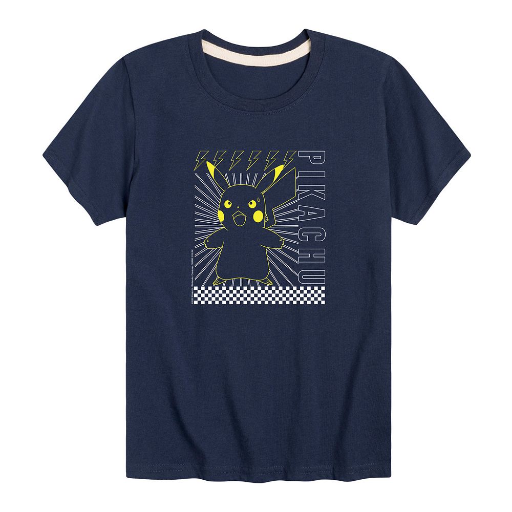 Boys 8-20 Pokemon Pikachu Pika Poke Graphic Tee