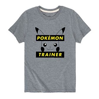 Boys 8-20 Pokemon Trainer Pikachu Graphic Tee