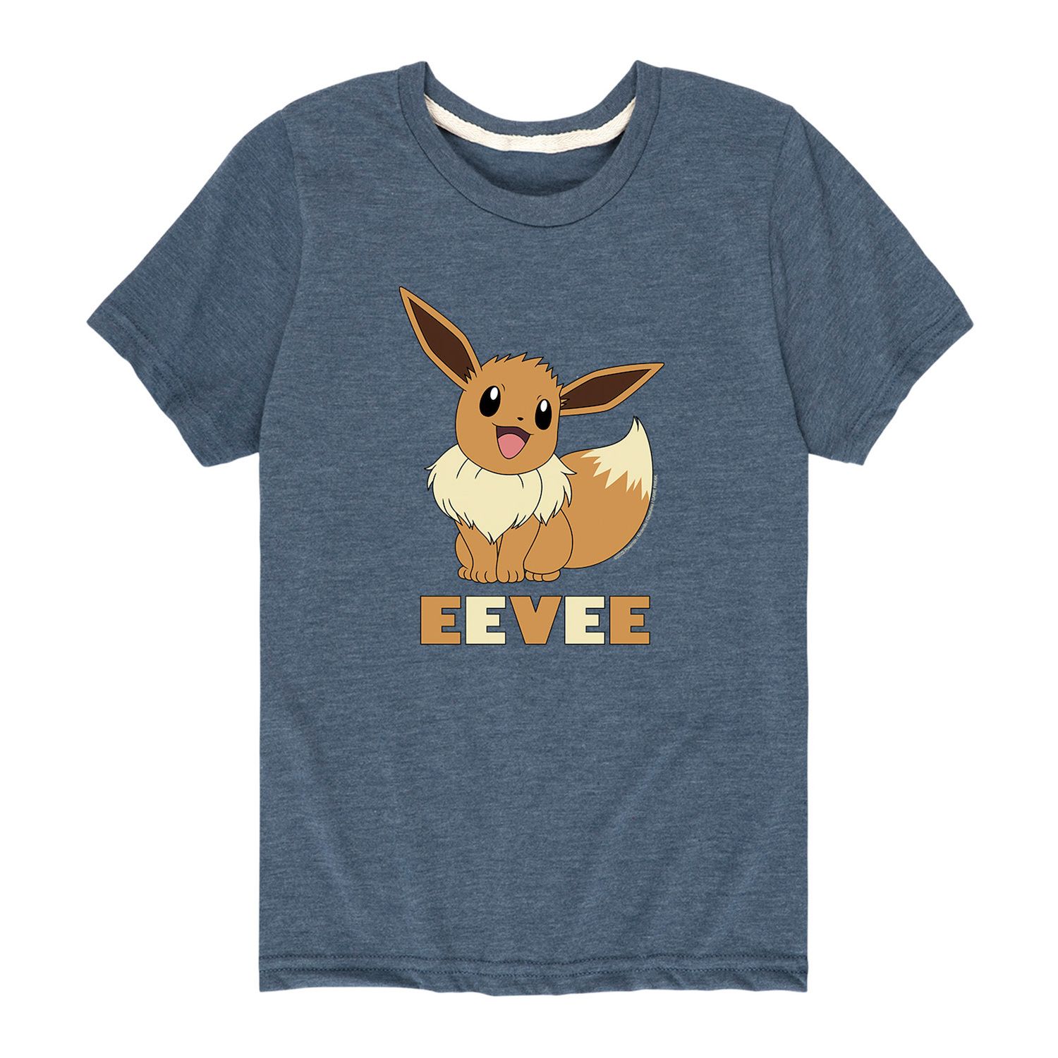 Juniors' Pokémon Cute Eevee Pose Cropped Graphic Hoodie