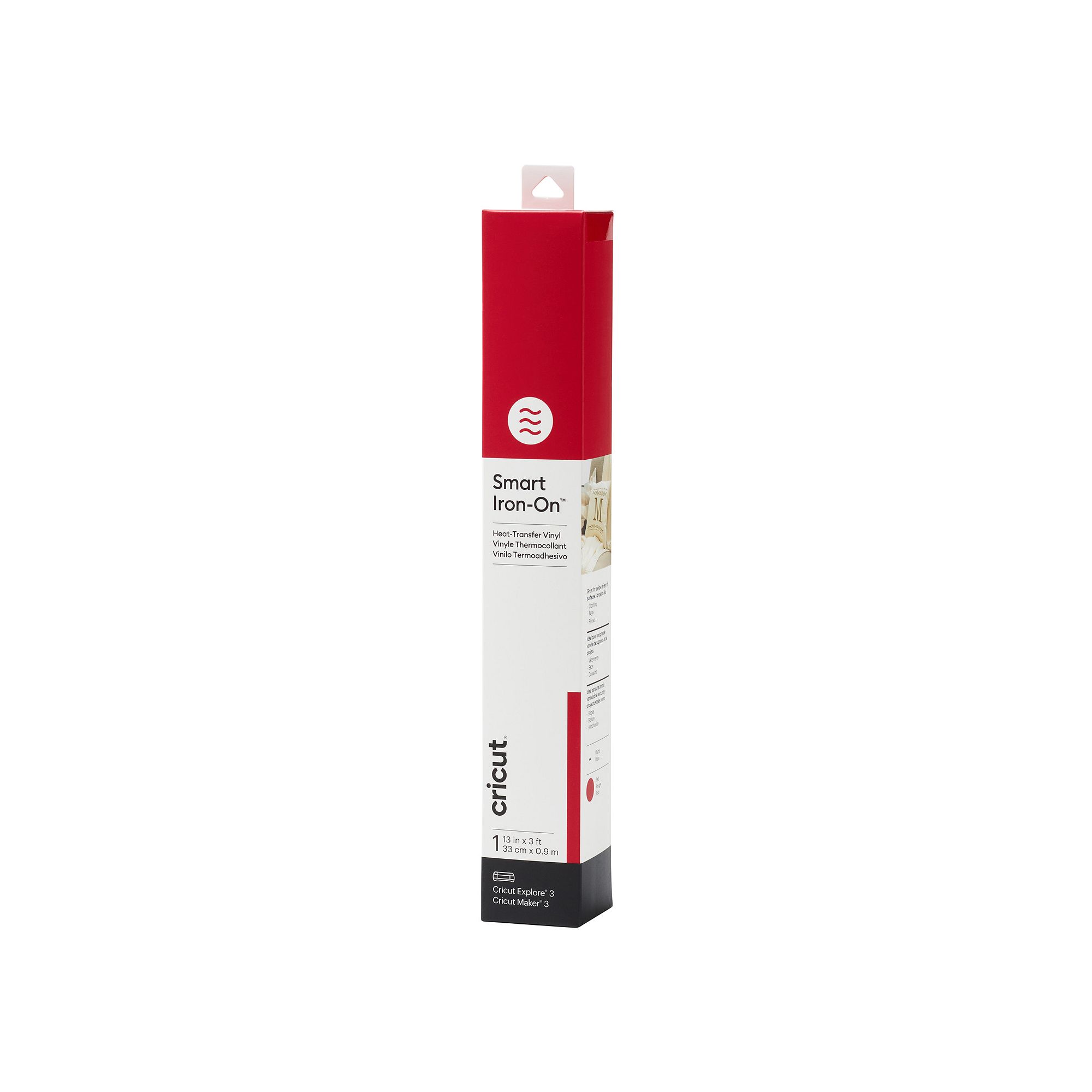 Cricut® Smart Iron-On (3ft), Adult Unisex, Red