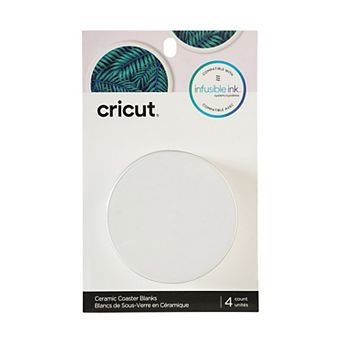 Cricut® Ceramic Round Coaster Blanks 4-Pack
