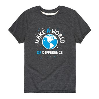 Boys 8-20 Make A World Of Difference Graphic Tee