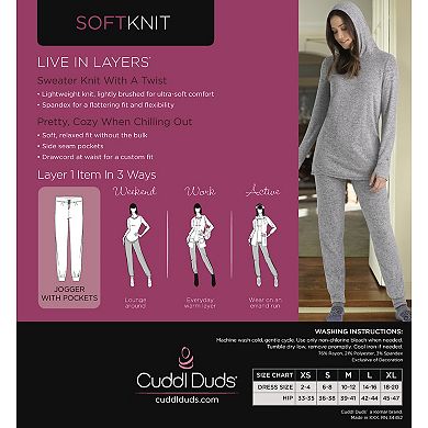 Women's Cuddl Duds® Soft Knit Joggers