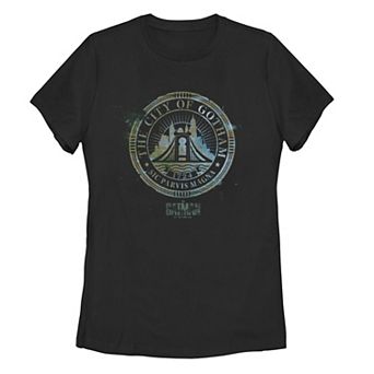 Juniors' DC Comics Batman City Of Gotham Logo Tee