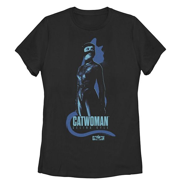Juniors' DC Comics Catwoman In Blue Graphic Tee