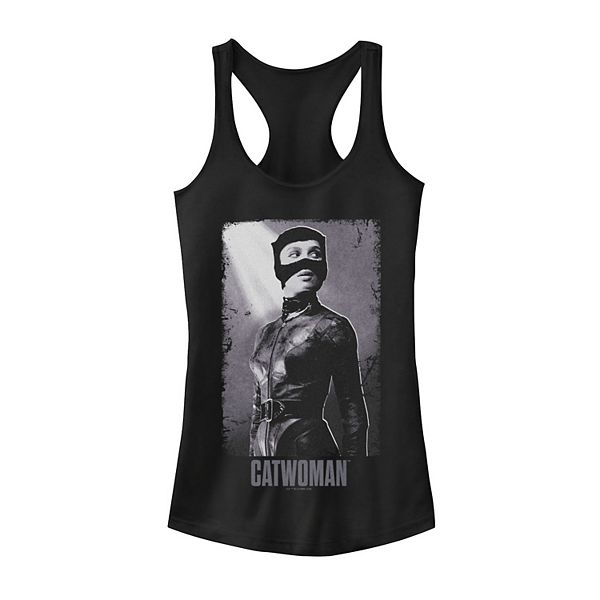 Juniors' DC Comics Catwoman Distressed Tank Top