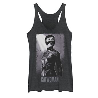 Juniors' DC Comics Catwoman Distressed Tank Top