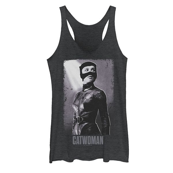 Juniors' DC Comics Catwoman Distressed Tank Top