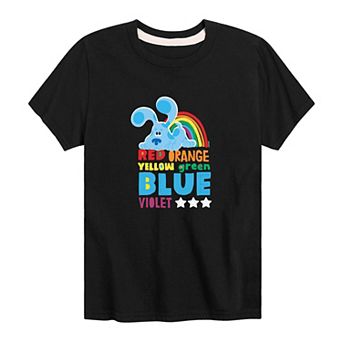 Boys 8-20 Blues Clues Rainbow Colors Graphic Tee