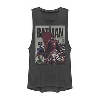 Juniors' DC Comics Batman Retro Poster Muscle Tank Top