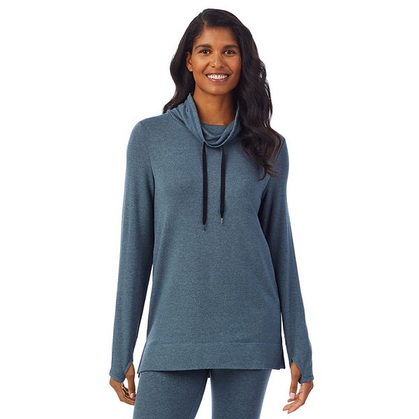 Women's Cuddl Duds® Ultra Cozy Long Sleeve Cowlneck Tunic Top