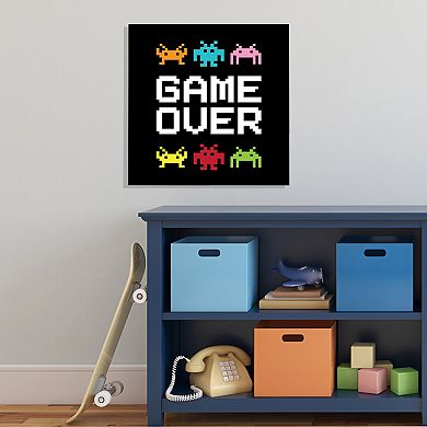 COURTSIDE MARKET Game Over Canvas Wall Art