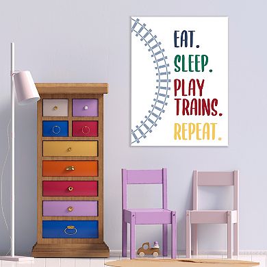 COURTSIDE MARKET Play Trains II Canvas Wall Art