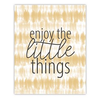 COURTSIDE MARKET Enjoy Little Things Canvas Wall Art