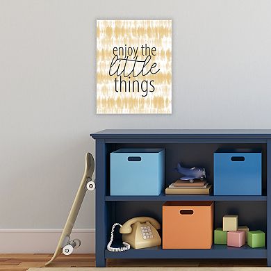 COURTSIDE MARKET Enjoy Little Things Canvas Wall Art