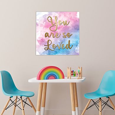 COURTSIDE MARKET So Loved Canvas Wall Art