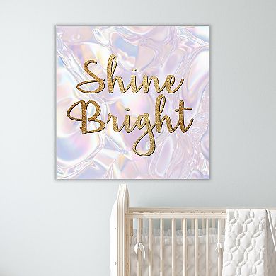 COURTSIDE MARKET Shine Bright II Canvas Wall Art