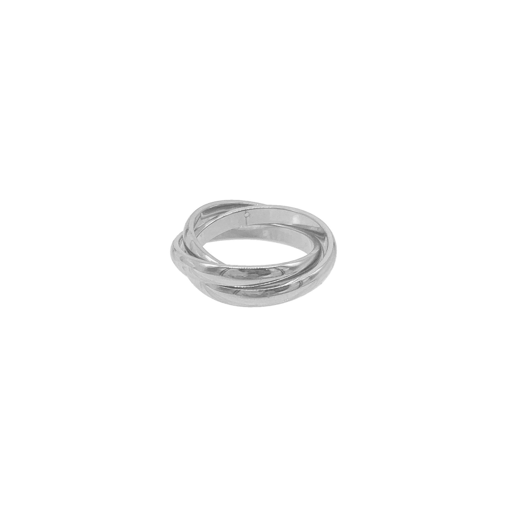 Adornia 14k Gold Plated Stainless Steel Interlocking Rings, Womens, Size: 
