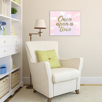 COURTSIDE MARKET Once Upon A Time Canvas Wall Art