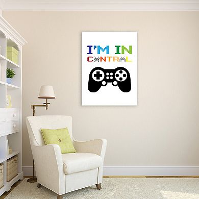Courtside Market I'm In Control Canvas Art Wall Decor
