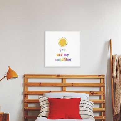 Courtside Market You Are My Sunshine Pastel Canvas Art Wall Decor