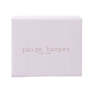 Paige Harper 47.5 mm Fine Silver Over Recycled Brass Hoop Earrings