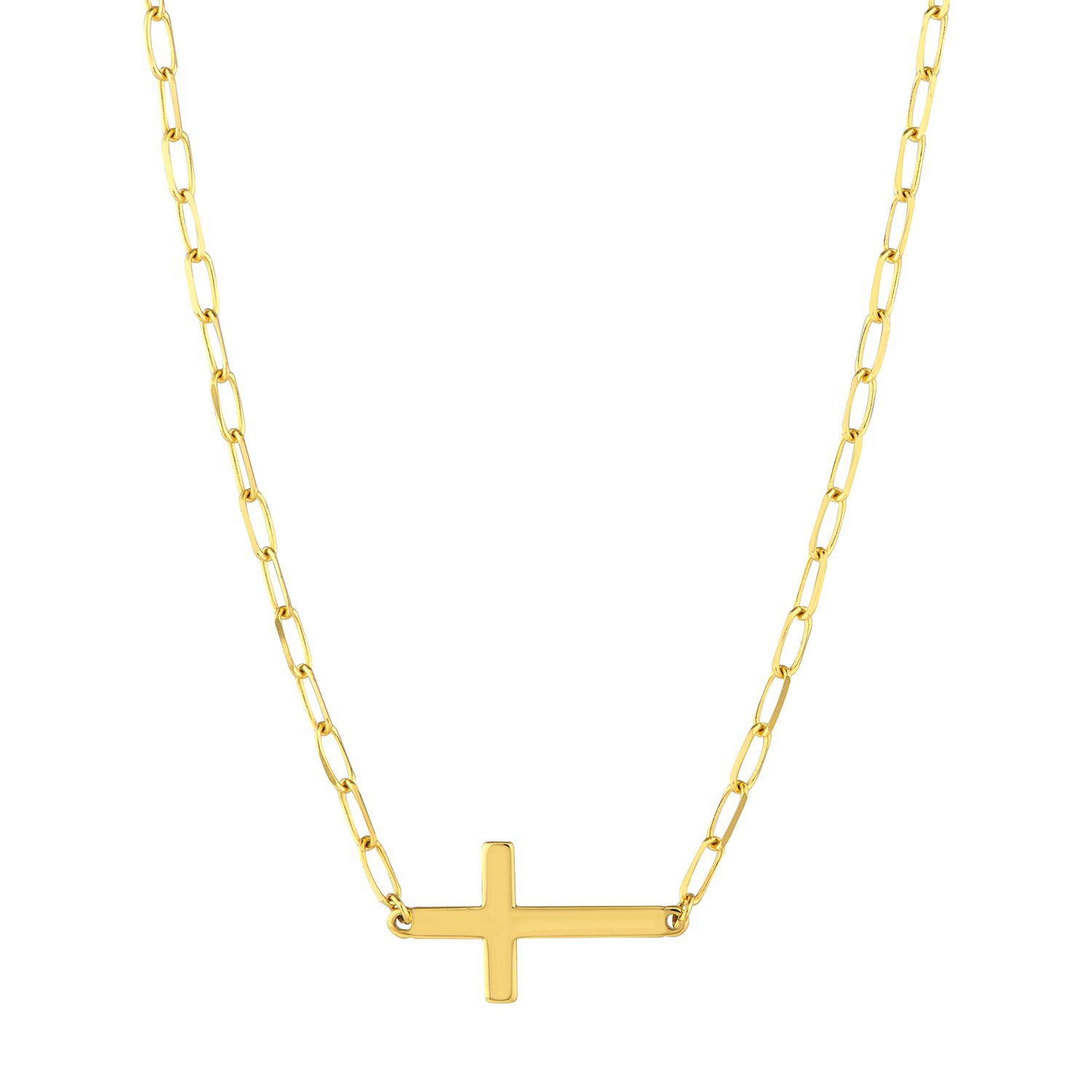 Sideways cross sale necklace kohls