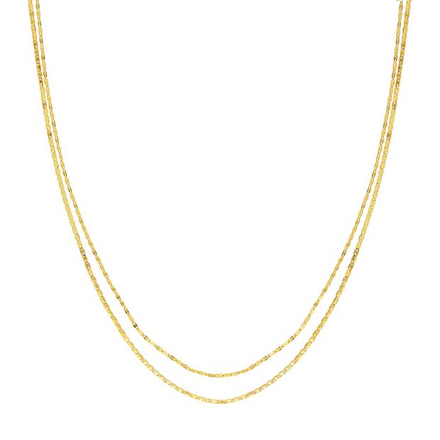 Ultra Shiny Link Yellow Gold Chain Necklace