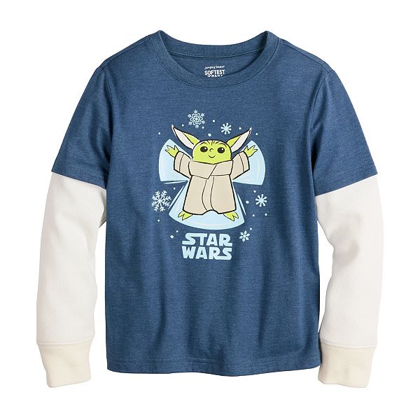 Boys 4-12 Jumping Beans® The Mandalorian Grogu aka Baby Yoda Snow Angel ...