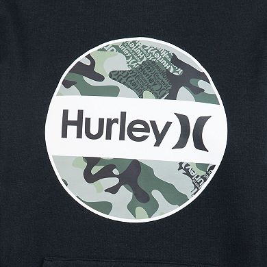 Boys 4-7 Hurley O&O Camo Pullover Hoodie