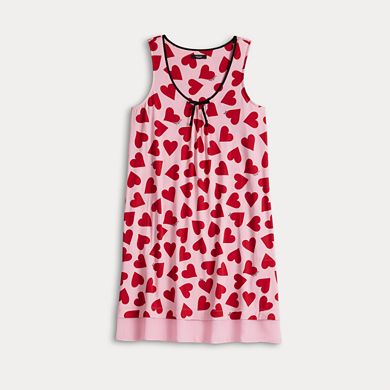 Women's Simply Vera Vera Wang Chemise with Satin and Chiffon Trim