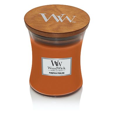 WoodWick Pumpkin Praline Medium Hourglass Candle