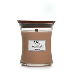 WoodWick Evergreen Cashmere Medium Hourglass Candle