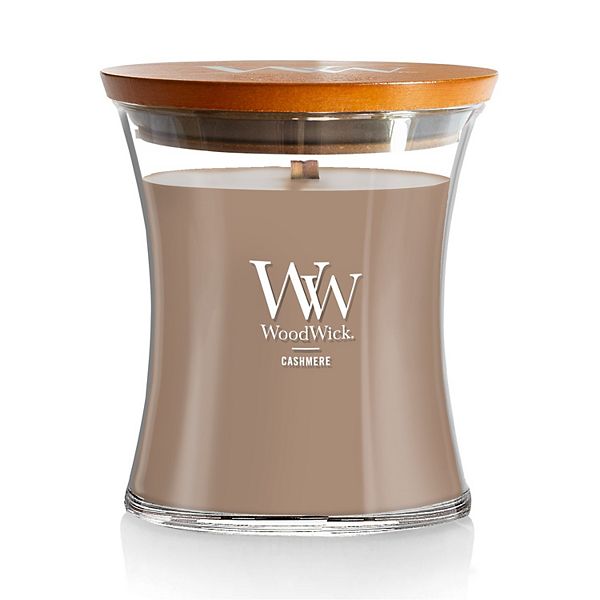 WoodWick® Cashmere Medium Hourglass Candle Jar