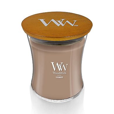 WoodWick® Cashmere Medium Hourglass Candle Jar
