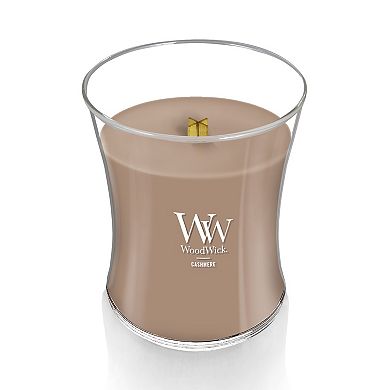 WoodWick® Cashmere Medium Hourglass Candle Jar