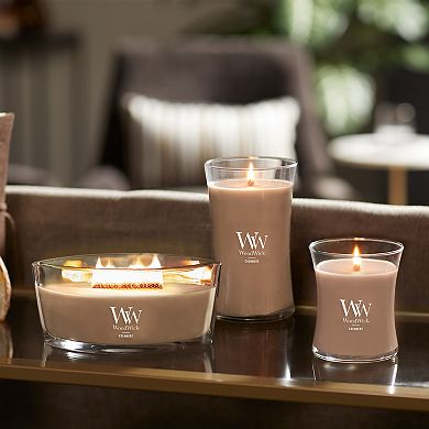 WoodWick® Cashmere Medium Hourglass Candle Jar