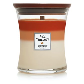 WoodWick Pumpkin Gourmand Medium Hourglass Candle Jar