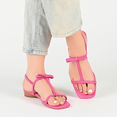 Journee Zaidda Women's T-Strap Sandals