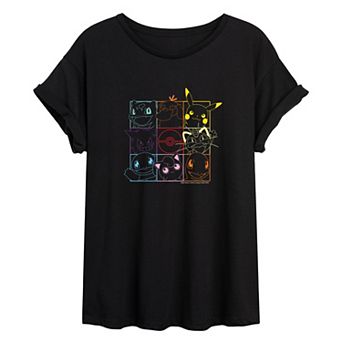 Juniors' Pokémon Characters Graphic Tee