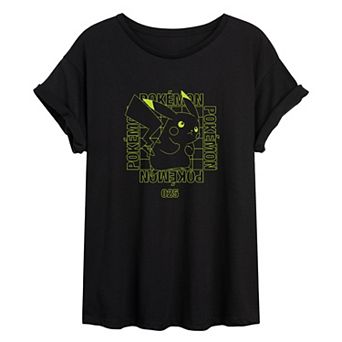 Juniors' Pokémon Battle Mode Pikachu Graphic Tee