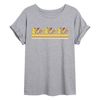 Juniors' Pokémon Pikachu & Eevee Graphic Tee