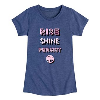 Girls 7-16 Barbie Rise, Shine, Persist Graphic Tee
