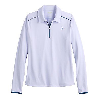 Women's Tek Gear® 1/4-Zip Golf Polo