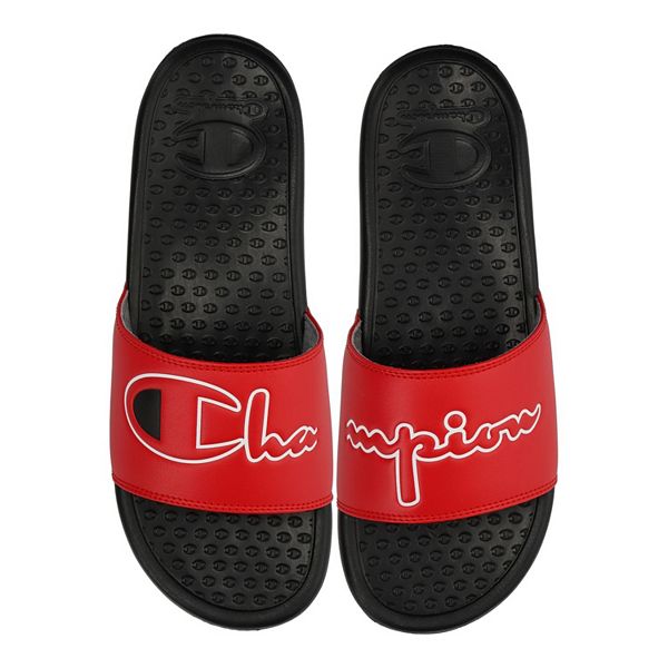 Champion Super Slide Split Script Men s Slide Sandals