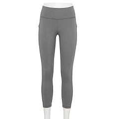 Tek Gear Essential Straight-Leg Pants Women's XXL Petite P2XL Gray Slate  New