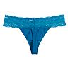 SO® Medallion Lace Thong
