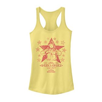 Juniors' Marvel Doctor Strange In The Multiverse Of Madness America Chavez Doodle Tank Top