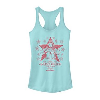 Juniors' Marvel Doctor Strange In The Multiverse Of Madness America Chavez Doodle Tank Top