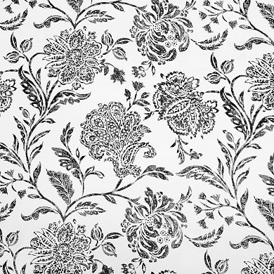 B. Smith Nora Hearts Total Blackout Window Curtain Panel